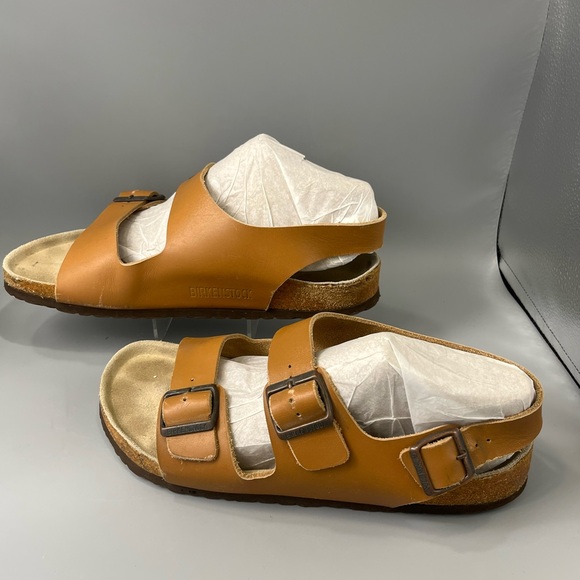 Birkenstock Arizona Big Buckle tanish - brown Sandals Slides EU44 EUC!! main image 6
